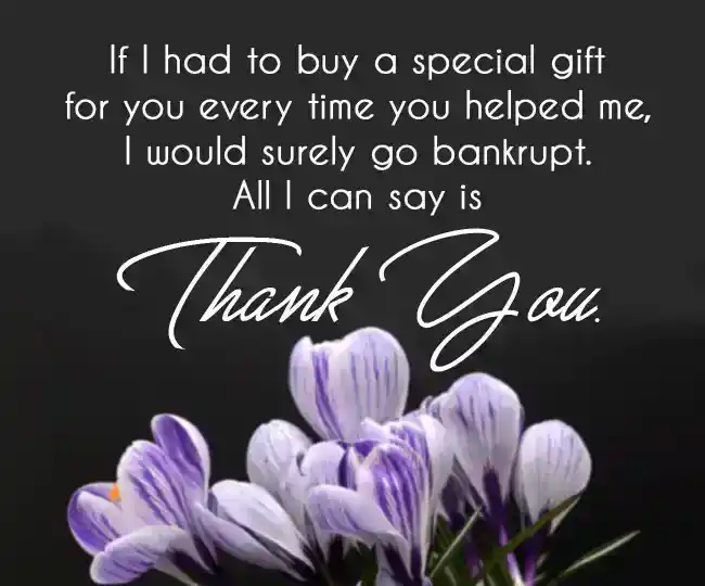 Appreciation Messages for Cooperation