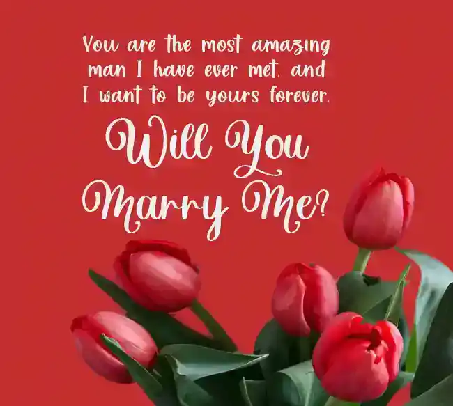 Marriage Proposal Messages for Him
