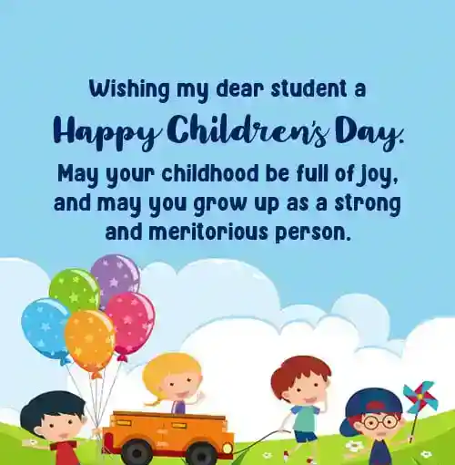 children’s day wishes from a teacher