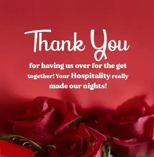 Thanks Messages for Get Together Party