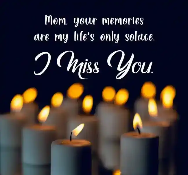 farewell message to a mother who passed away