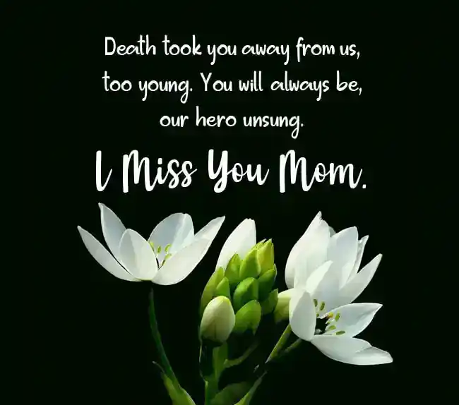 message to my late mother