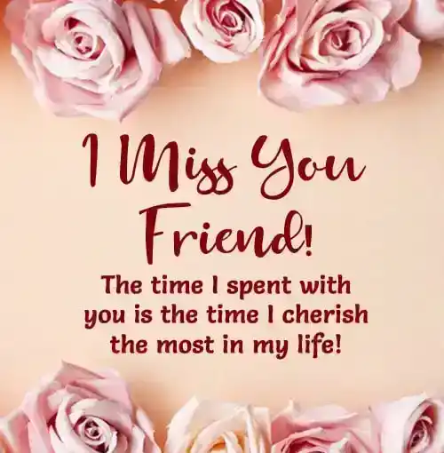 Miss You Messages for Friend