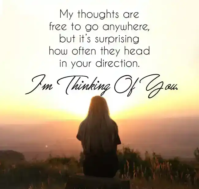 Thinking Of You Messages For Him