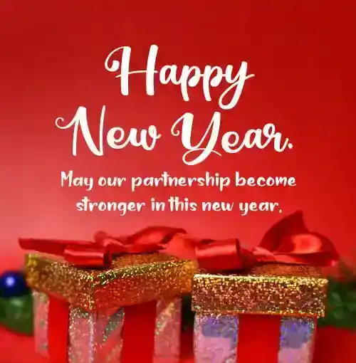 new year wishes for business partner