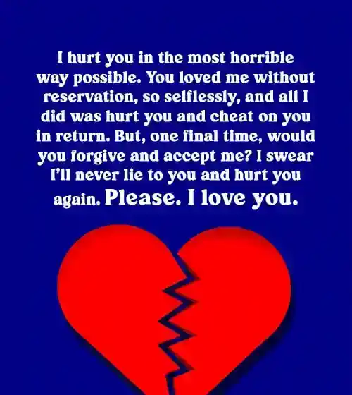 long heart touching sorry paragraphs for him