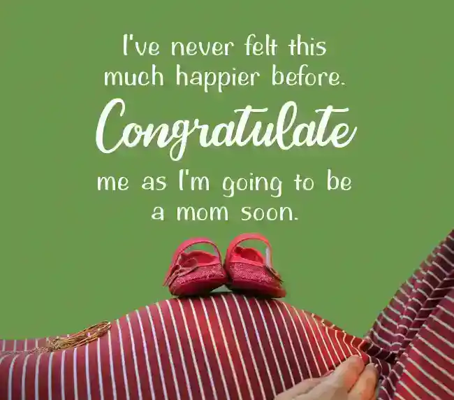 social media pregnancy announcement wording