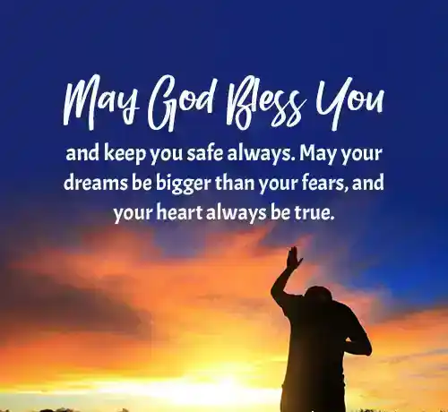 Bůh vám žehnej, vaše poselství a váš citát