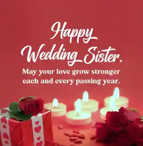 marriage wishes for sister