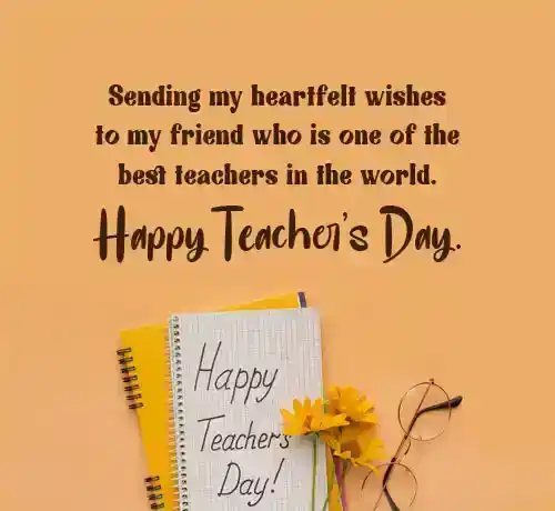 happy teachers day wishes for friend