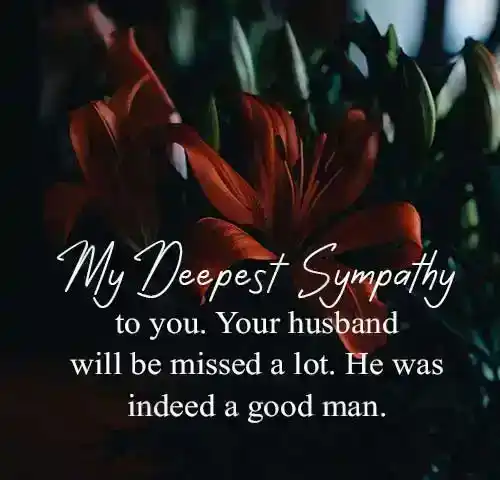 Short-Sympathy-Message-for-Loss-of-Husband
