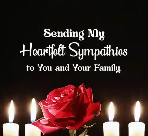 heartfelt sympathy message