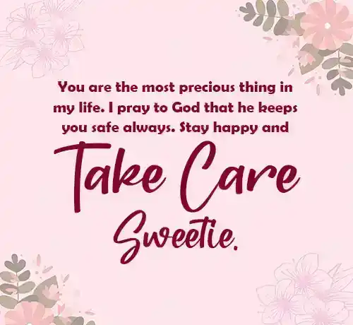 love and care message for wife