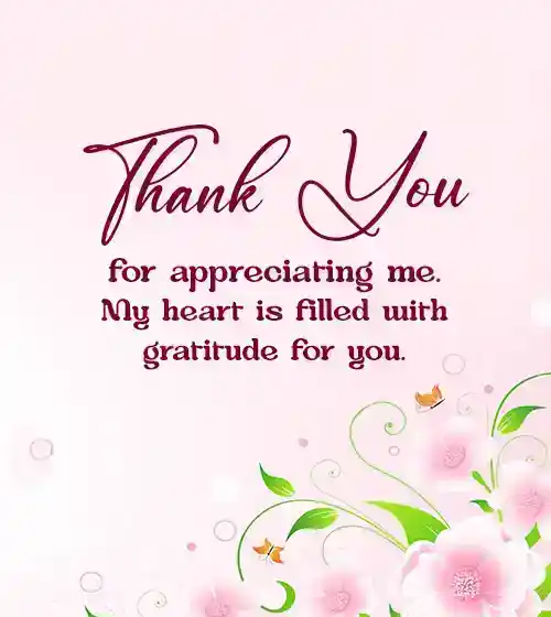 Thank You Messages for Appreciation