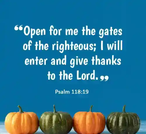 psalms for thanksgiving