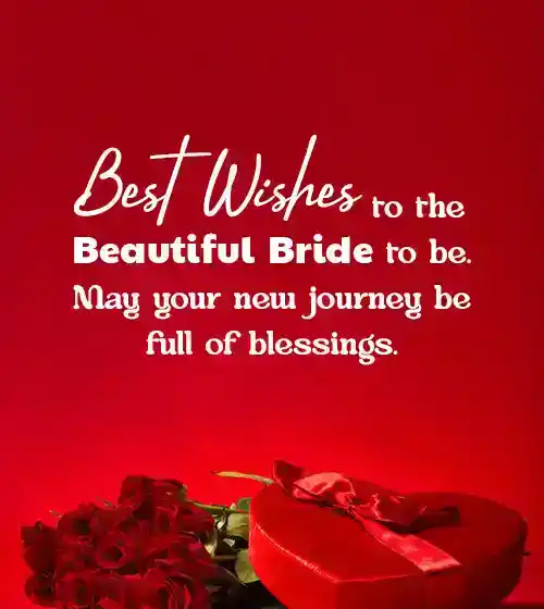 bridal shower card message