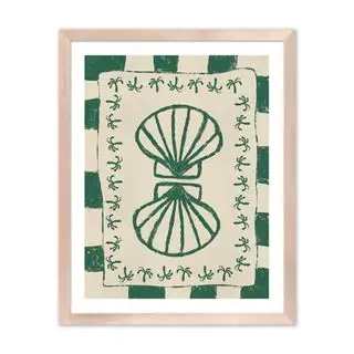 Seashell Symphony ウォールアート by Shatha Al Dafai